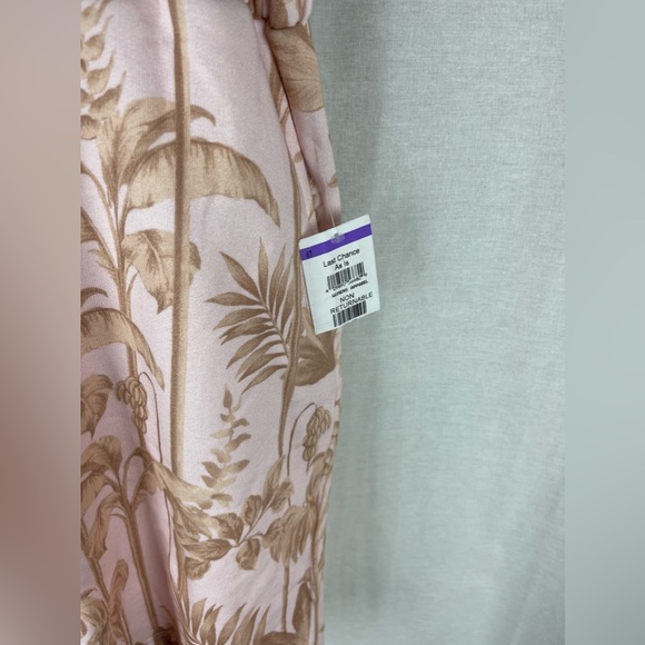 TED BAKER Henrina Botanical Pink/Tropical Printed Jersey Short Size 3 NWT - Picture 8 of 16